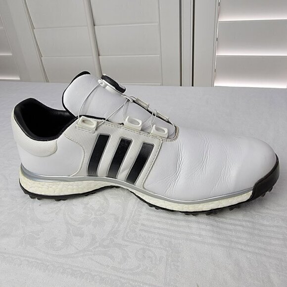 Adidas TOUR360 XT-SL BOA F34188 Spikeless White Black Mens Golf Shoes Size 11 main image 14